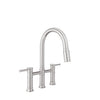 Baril Bridge kitchen faucet with 2-function pull-down spray