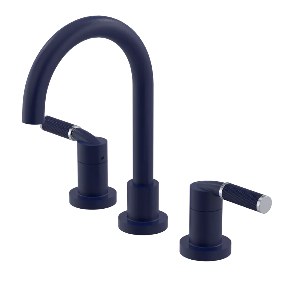 Rubinet Widespread Lav. Set. (less drain) Midnight Blue
