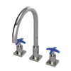 Rubinet Widespread Kitchen Set Polished Nickel