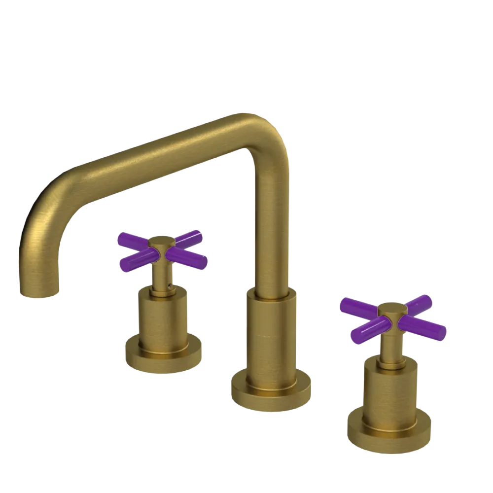 Rubinet Widespread Kitchen Set Antique Brass Matt