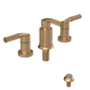 Rubinet Bidet Fitting with Spray, Diverter, and Vacum Breaker (Less Drain) Satin Gold