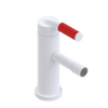 Rubinet Single Control Bidet Fitting (less drain) Matt White