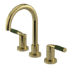 Rubinet Widespread Lav. Set. (less drain) Natural Brass