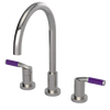 Rubinet Widespread Kitchen Set Polished Nickel