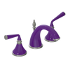 Rubinet Widespread Lav. Set. (less drain) Purple Haze