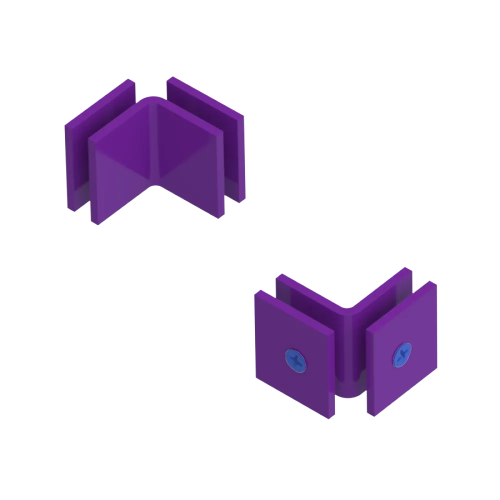 Rubinet 90 Glass to Glass Open Face Purple Haze