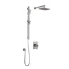 Kalia SquareOne™ TCD1 (Valve Not Included) : AQUATONIK™ T/P Coaxial Shower System with Wallarm