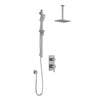 SquareOne™ TD2 : AQUATONIK™ T/P with Diverter Shower System with Vertical Ceiling Arm