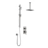 Kalia SquareOne™ TD2 (Valve Not Included) : AQUATONIK™ T/P with Diverter Shower System with Vertical Ceiling Arm