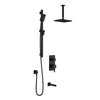 Kalia SquareOne™ TD3 : AQUATONIK™ T/P with Diverter Shower System with Vertical Ceiling Arm