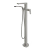 Kalia MOROKA Floormount tub filler with handshower - cartridge included with rough-in