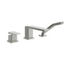 Kalia KAREO 3-PIECE DECKMOUNT TUB FILLER WITH HANDSHOWER - CARTRIDGE INCLUDED WITH ROUGH-IN
