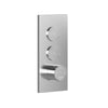 Kalia 2-Way Thermostatic 1/2'' Valve with Diverter and Push Buttons Square Decorative Trim – BF2063-110
