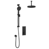 Kalia Plus - RoundOne TB2 Shower system with push-buttons (without valve) - Vertical arm