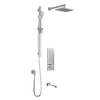Kalia KAREO TB3 Shower systems with push-button valve