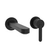 Kalia STEN Wallmount lavatory faucet with drain and overflow matte black – BF2239-160