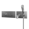 Kalia ELVA Thermostatic wallmount tub filler with 2-way AQUATONIK™ type T/P 1/2'' push-button valve