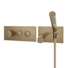Kalia ELVA Thermostatic wallmount tub filler with 2-way AQUATONIK™ type T/P 1/2'' push-button valve