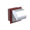 Rubinet RECESSED TOILET PAPER HOLDER Maroon