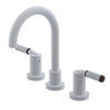 Rubinet Widespread Lav. Set. (less drain) Matt White