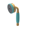 Rubinet 3 Function Hand Held Shower Only Satin Gold