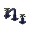 Rubinet Widespread Lav. Set. with Genesis spout (less drain) Midnight Blue