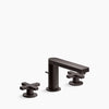 Composed® Widespread bathroom sink faucet with Cross handles, 1.2 gpm