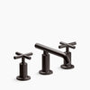 Purist® Widespread bathroom sink faucet with Cross handles, 1.2 gpm