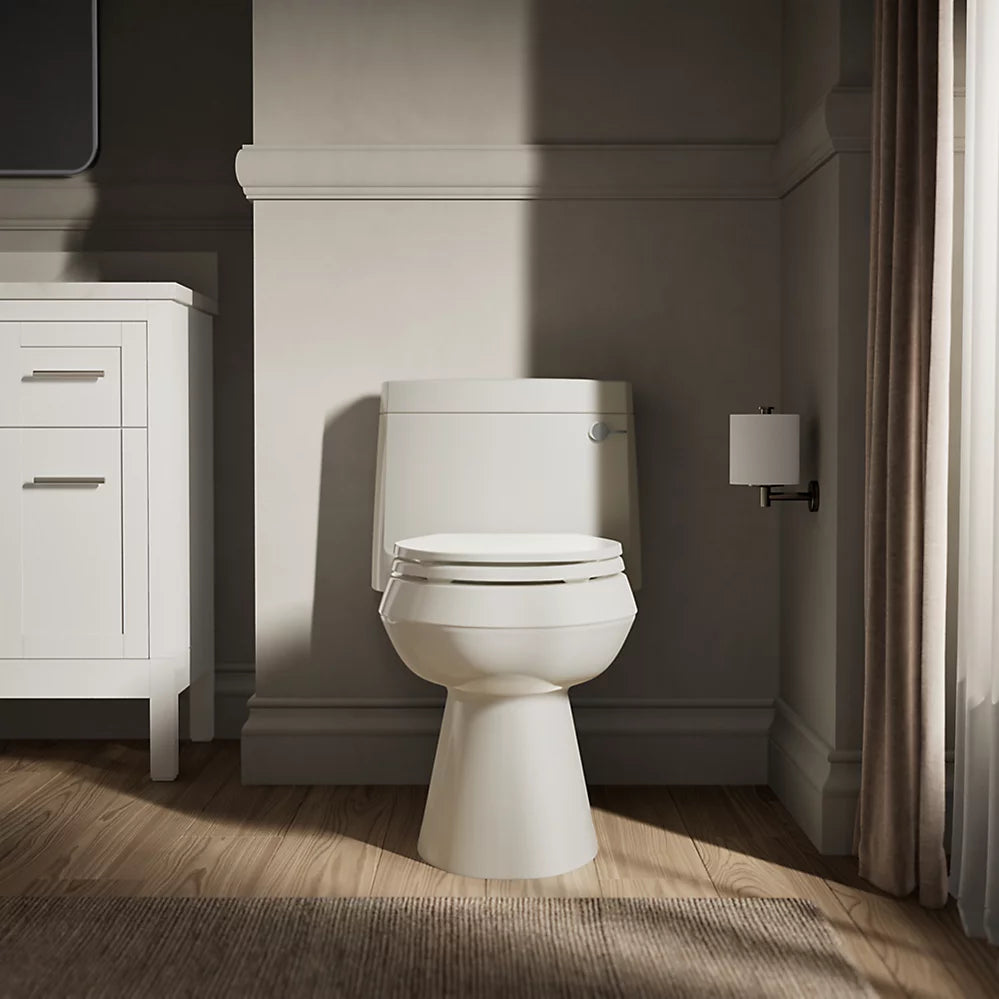 Cimarron® One-piece elongated toilet with concealed trapway, 1.28 gpf in Two Colors