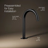 Components® Bathroom sink faucet spout with Tube design, 1.2 gpm