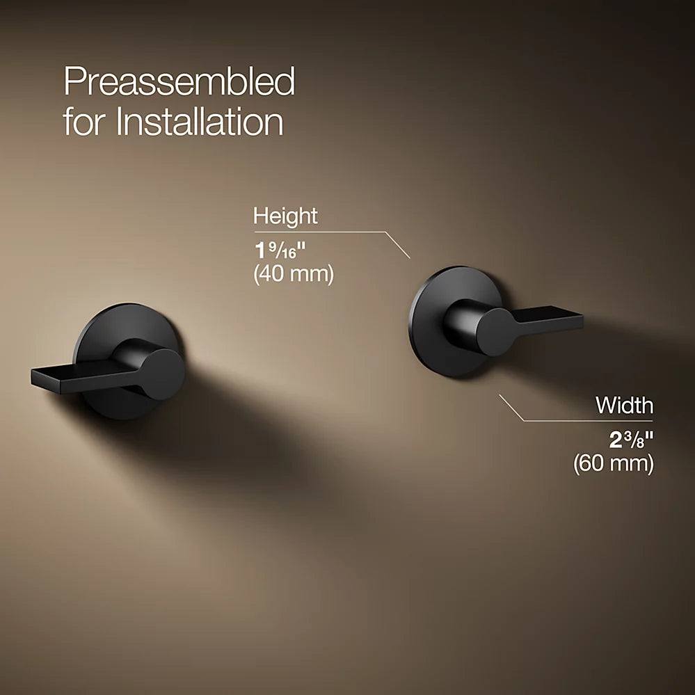Components® Wall-mount bathroom sink faucet Lever handle trim