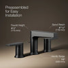 Taut® Widespread bathroom sink faucet, 1.2 gpm