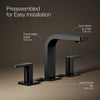 Parallel® Widespread bathroom sink faucet, 0.5 gpm