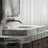 Components® Wall-mount bathroom sink faucet Industrial handle trim