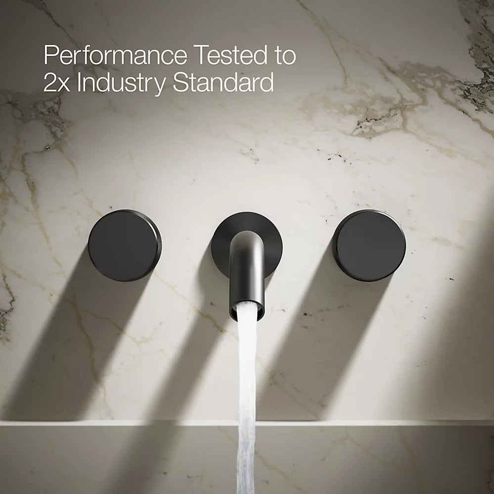 Components® Wall-mount bathroom sink faucet Oyl handle trim