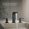 Parallel® Widespread bathroom sink faucet, 0.5 gpm
