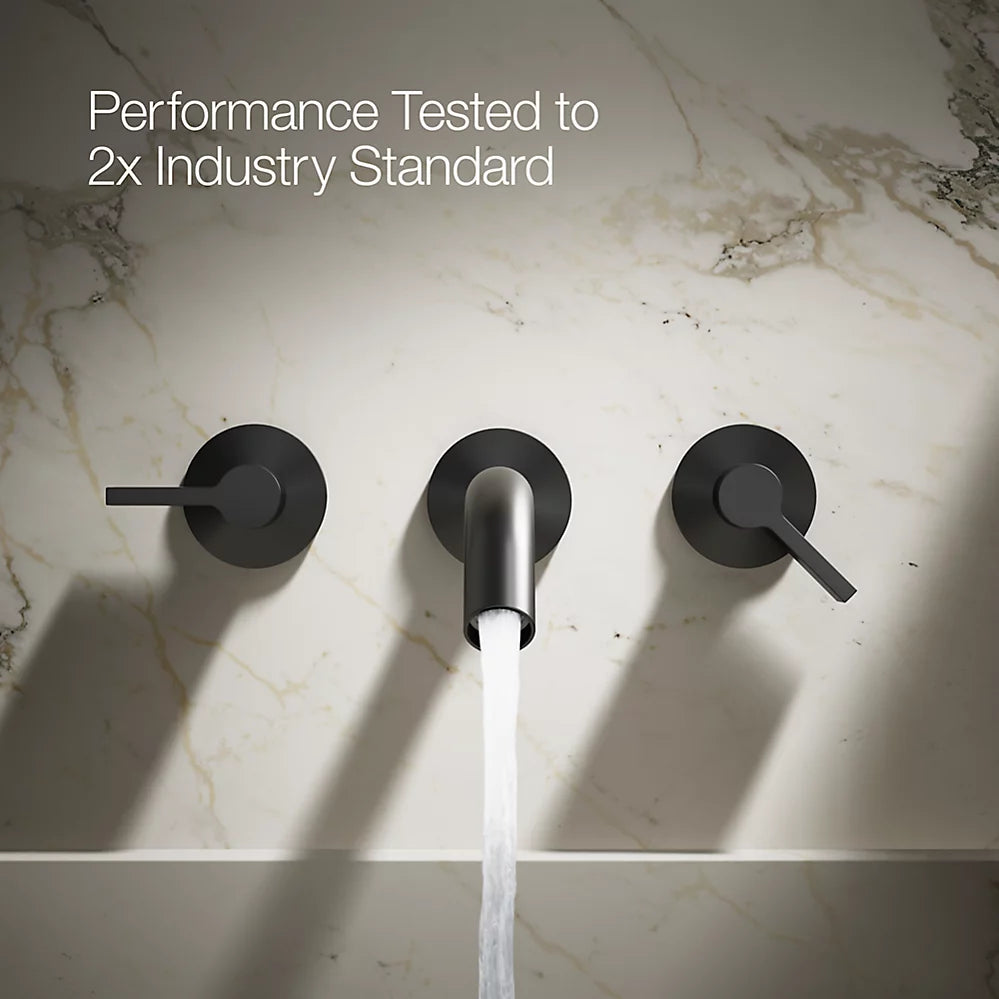 Components® Wall-mount bathroom sink faucet Lever handle trim
