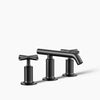 Purist® Widespread bathroom sink faucet with Cross handles, 1.2 gpm