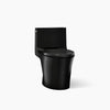Veil® One-piece elongated toilet with skirted trapway, dual-flush