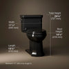 Kathryn® One-piece compact elongated toilet with concealed trapway, 1.28 gpf