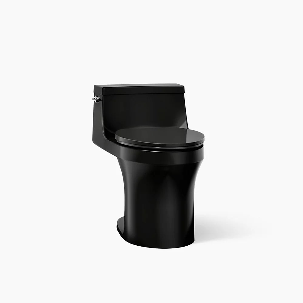 San Souci® One-piece compact elongated toilet with concealed trapway, 1.28 gpf