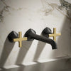 Occasion® Wall-mount bathroom sink faucet Cross handle trim, 1.2 gpm