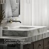 Occasion® Wall-mount bathroom sink faucet Cross handle trim, 1.2 gpm