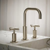 Purist® Widespread bathroom sink faucet with Cross handles, 1.2 gpm