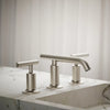 Purist® Widespread bathroom sink faucet with Lever handles, 1.2 gpm
