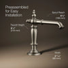 Artifacts® Bathroom sink faucet spout with Column design, 1.2 gpm