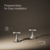 Occasion® Cross bathroom sink faucet handles