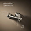 Avid® Wall-mount bathroom sink faucet, 1.2 gpm