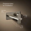 Parallel® Wall-mount single-handle bathroom sink faucet, 1.2 gpm