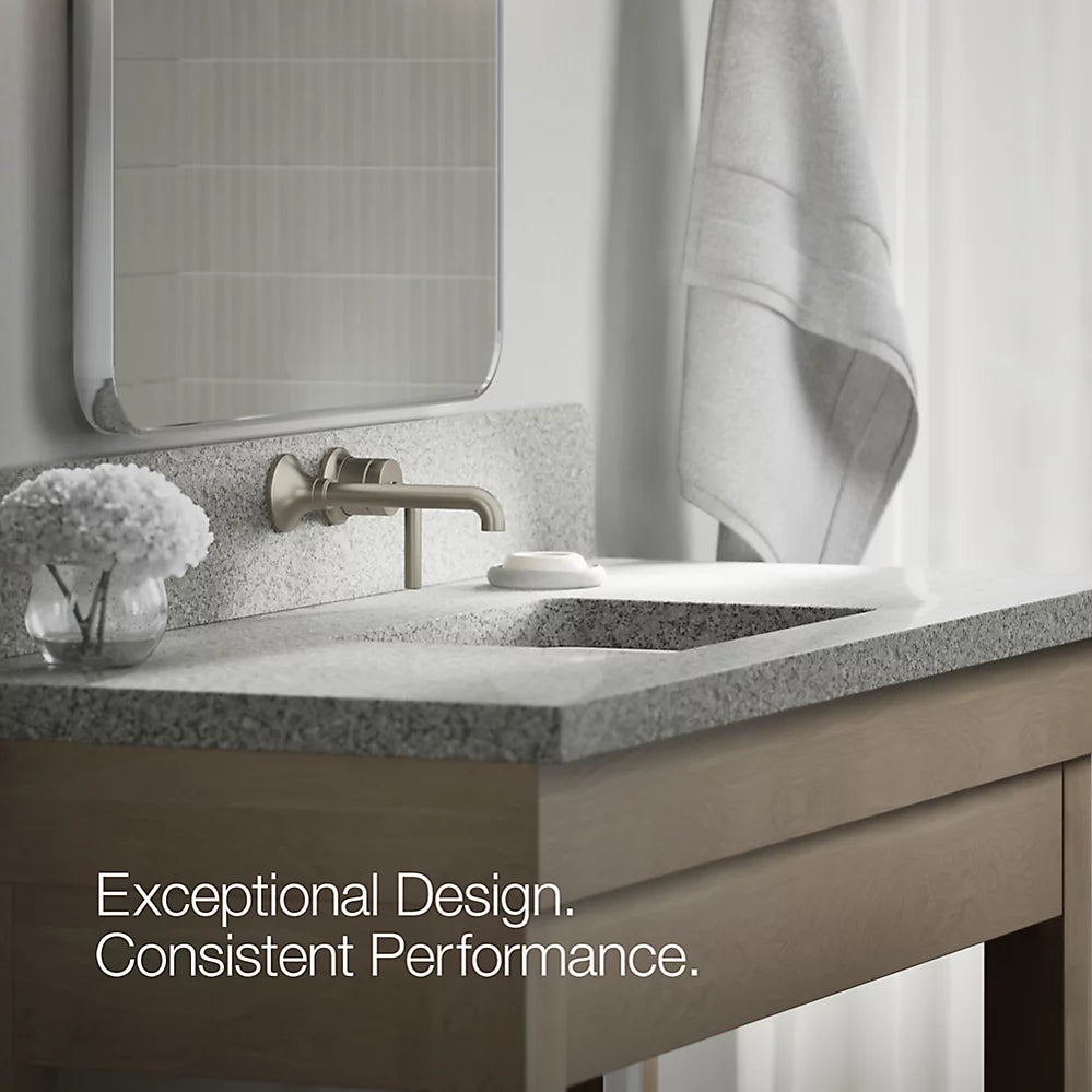 Tone™ Wall-mount single-handle bathroom sink faucet, 1.2 gpm